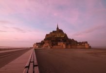 Viaggio in Normandia: L’abbazia di Mont Saint Michel e le maree mont-saint-michel-abbazia-maree-normandia-tramonto