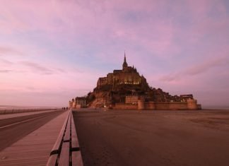 Viaggio in Normandia: L’abbazia di Mont Saint Michel e le maree mont-saint-michel-abbazia-maree-normandia-tramonto
